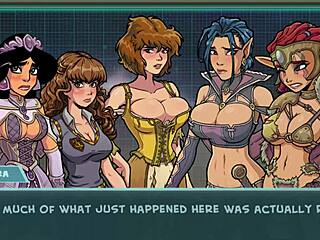 Akaburs star channel 34 part 59: princess battles monster with big tits 😍