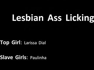 ラリッサの無毛デカ尻を舐め回しリミングクローズアップフェチ