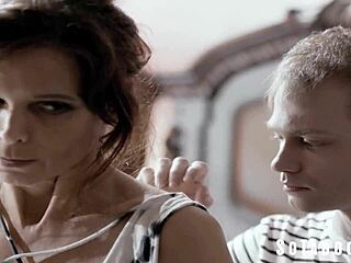 Heartless Stepbrothers DP Helpless Sick Stepmom in Wild Group Action