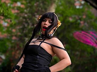 yor forger getting down and dirty anime dakimakura pillow cosplay review with 1 on 1 panties costumes riding swallow pretty hairless natural tits babe