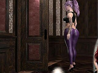 Shadows Ep 1 - Latex BDSM with Big Boobs Play