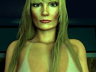 섹시한 성숙한 쿠거가 딜도 세게 박아! 😈