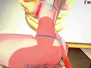 Rosalia bangs three Mario Bros in wild 3D fantasy cartoon adventure by FantasyKing3.