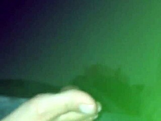 Beautiful wife gives footjob with cute feet