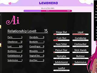 Aku obses dengan Vtuber LewdNeko dalam Harem Hotel Bahagian 22, erangannya buat aku gila!