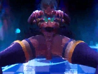 Animacja Konosuba z lodzikiem i na pieska w dzikiej grupowej zabawie