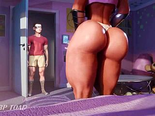 Starfire dostane výstřik do ksichtu v zemských zvycích