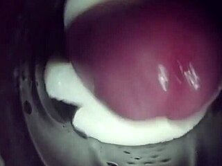 Detailed View Inside Fleshlight With Creampie