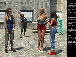 작은 18+ 소녀가 사과 과수원에서 3D 카툰 섹스를 위해 큰 제스처 해