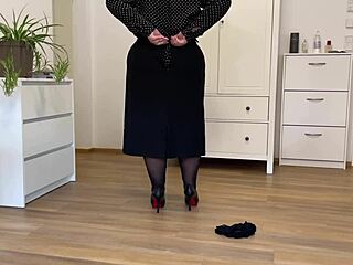 Wanna see my lustful mother-in-law bent over for hot doggy action on her fat ass?