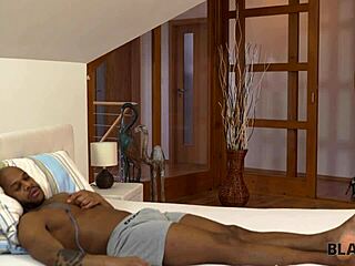 black4k well-built black stud and blonde have an affair in hotel room