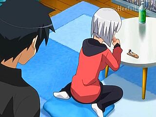 فتيات أنمي هينتاي ملابسهن ممزقة في حلقة أولى مجنونة