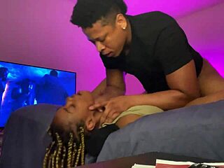 P Valley и опуштање са великим црним курцем пушење секс