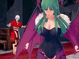 Morrigan Hates First Then Gets Fucked Fully In Halloween Special On Sheer Fantasyking3
