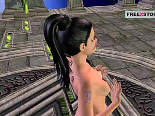 Kartun 3D Animasi Remaja India 18+ dalam Posisi