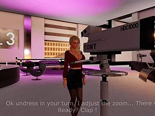 Porn casting interview with brunette anime girl bent over in 3D hentai