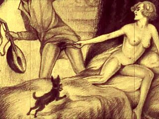 Vintage Anime Erotic Illustration