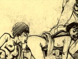 Lukisan Erotik Vintage