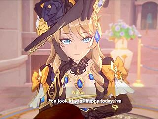 Navia Sneaks Aether for a Wild Night in 3D