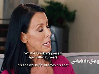 Reagan Foxx spanks her step-daughter Leana Lovings in a taboo lesbian encounter