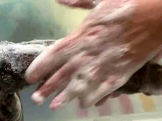 Sexy petite blonde step sister tricks step brother in bathroom for hot action