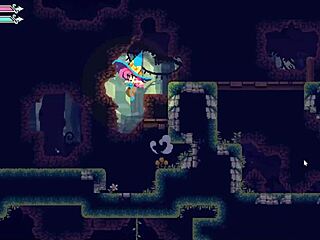 Flip Witch Pixel Hentai Game Ep 2 s obřím sexjou pro monstrum holku