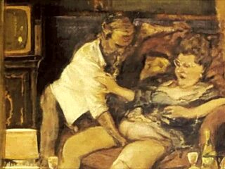 vintage erotic art teases with retro charm