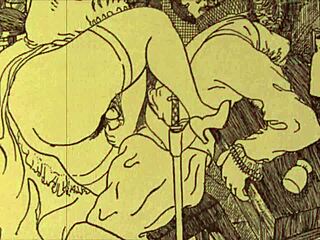 Wow, this vintage erotic drawing is straight outta history! 🖼️