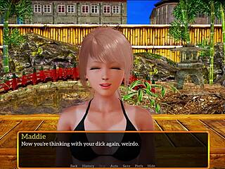 Exploring my new family in an erotic game