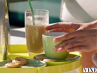 Vixen BFFs Ashby Winter and Bella Spark in Hot Threesome