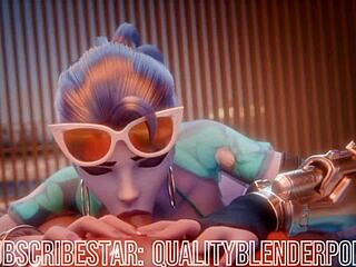 Widow Goes Deep on Cock at Beach in Wild Hentai Action Scene