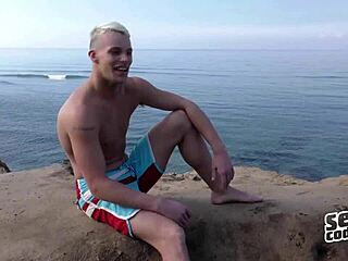 Nathaniel Handjobbing Monster Cock In Gay Sean Cody Movie