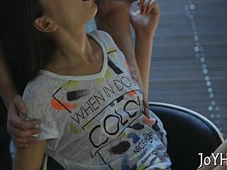 Amateur teen engages in hardcore sex activities