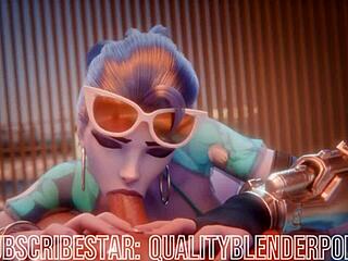 Widow Goes Deep on Cock at Beach in Wild Hentai Action Scene