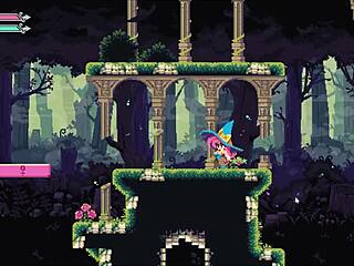 Flip Witch Pixel Hentai Game Ep 2 Features Huge Sextoy for Monster Girl