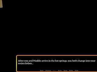 Exploring my new family in an erotic game