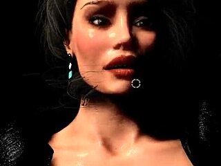 Darkness lust with big ass anal bending over