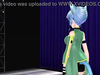 sinon sword art online mmd animation