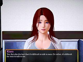 Brunette in Anime Family Adventure