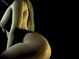 Cewek Cantik Naik Dildo di Gelap