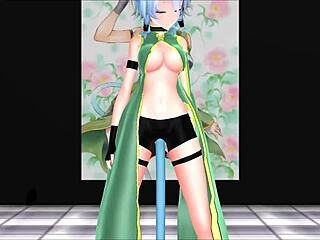 sinon sword art online mmd animation
