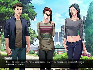 Šokiran sem nad surovim jebanjem v naši igri rdeče vrvice del 9 z izpostavljenimi velikimi bradavicami