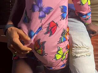 Ebony Horny Aunty Craves My Cock in Wild 1-on-1