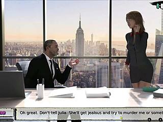 hey babysitter, what's this new office routine in 3d hentai?