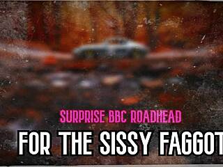 surprise bbc roadhead for the sissy faggot on xvideos