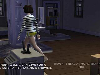 Stepmom and son are alone for tonight in 3d hentai