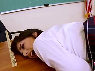 Lesbians Cherie Deville dive into sensual licking with big natural tits and monster pussy lips.