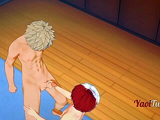 boku no hero yaoi - todoroki shoto, suck off bakugou katsuki now