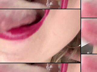 この女神のランジェリー姿の秘密の唇に完全にハマってる