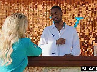 Blonde MILF Brandi Sucks And Rides Two Monster Cocks In Hotel Group Fuck.